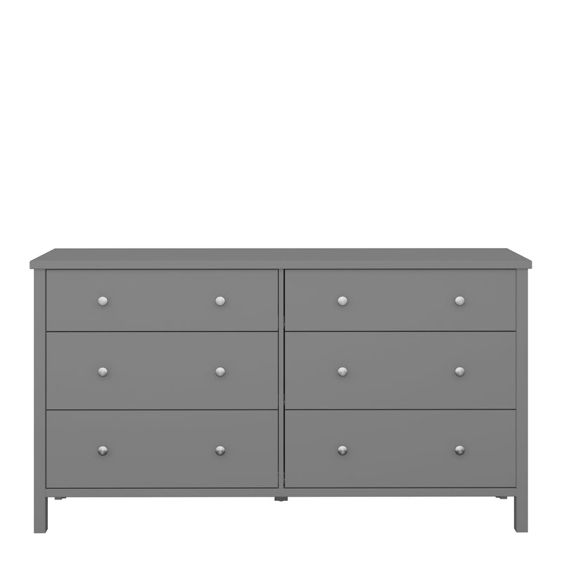 Tromso 3 + 3 Wide Chest Grey