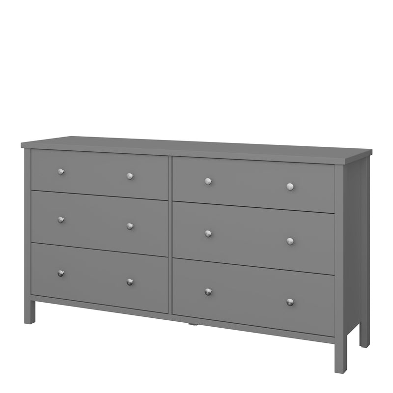 Tromso 3 + 3 Wide Chest Grey