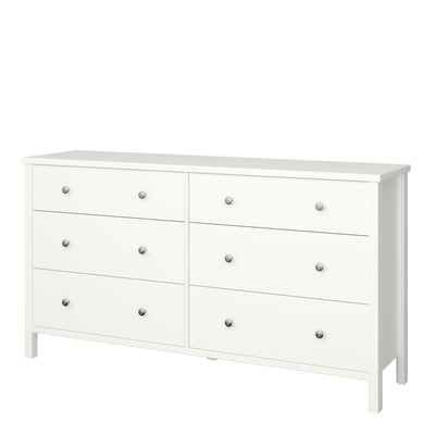 Tromso 3 + 3 Wide Chest Off White