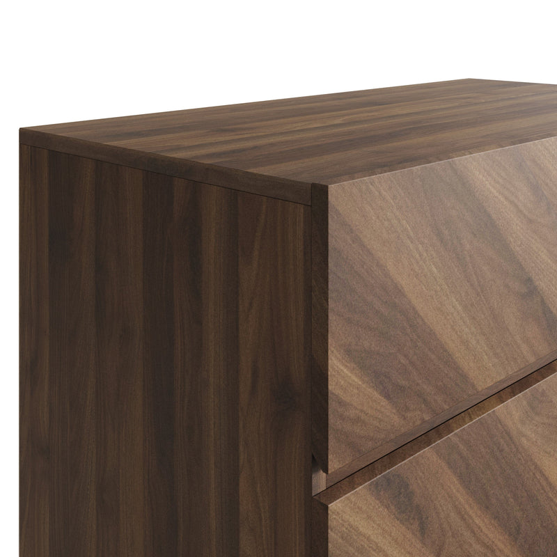 Catania 4 Drawer Chest Royal Walnut