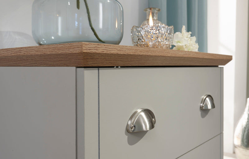 Kendal 3 Drawer Chest Grey