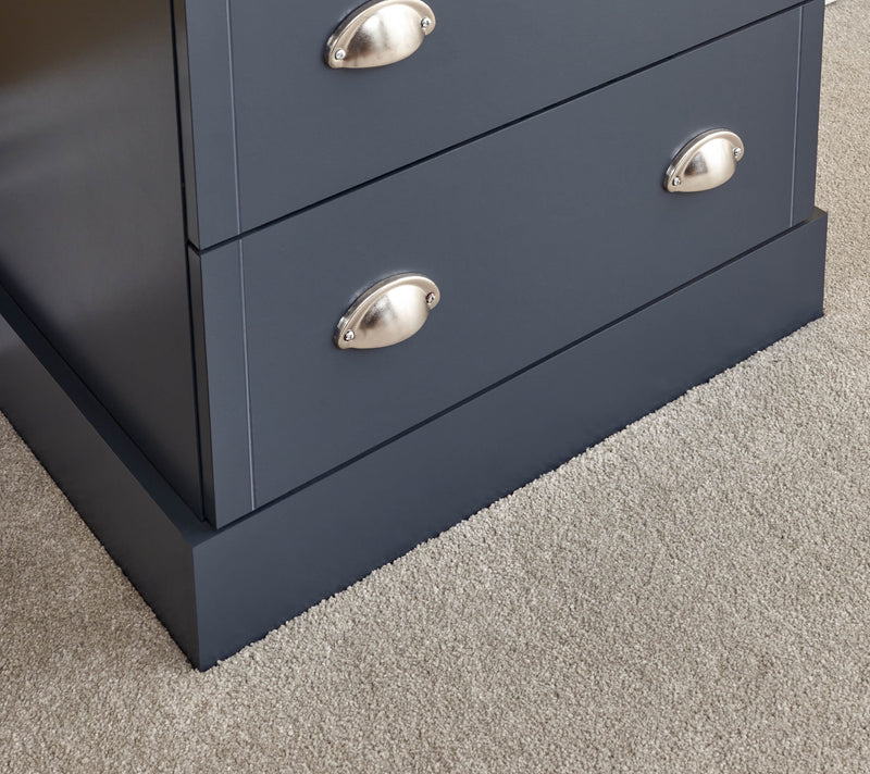 Kendal 3 Drawer Chest Slate Blue