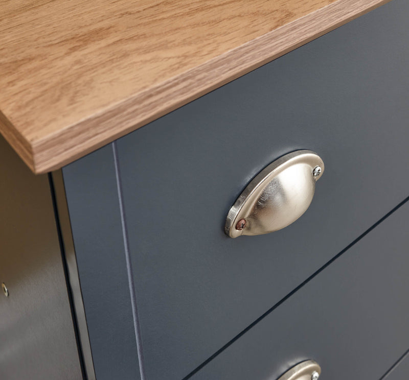 Kendal 3 Drawer Chest Slate Blue