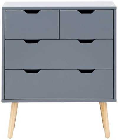 Nyborg 2+2 Drawer Chest Dark Grey