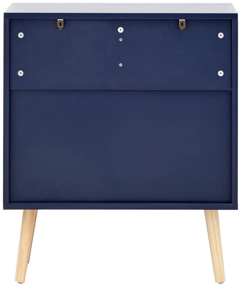 Nyborg 2+2 Drawer Chest Dark Nightshadow Blue