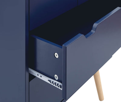 Nyborg 2+2 Drawer Chest Dark Nightshadow Blue