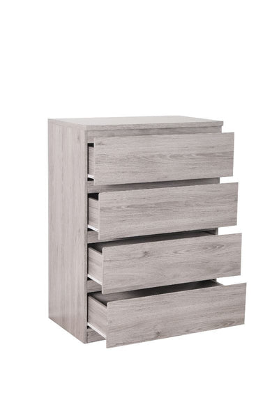 Jupiter 4 Drawer Chest Grey Oak