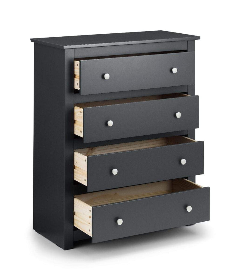 Radley 4 Drawer Chest - Anthracite