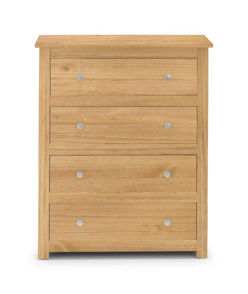 Radley 4 Drawer Chest - Waxed Pine