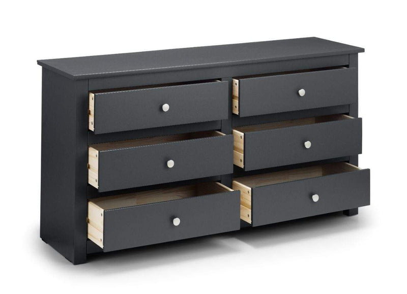 Radley 6 Drawer Chest - Anthracite