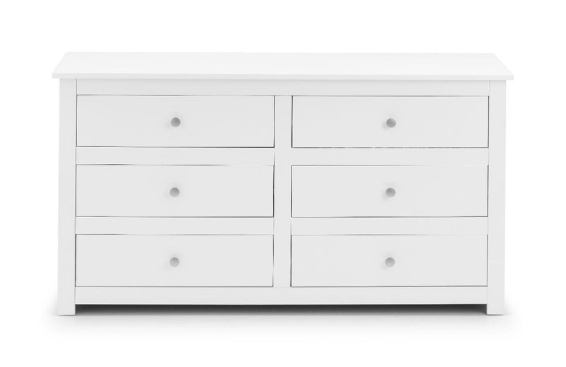 Radley 6 Drawer Chest - Surf White