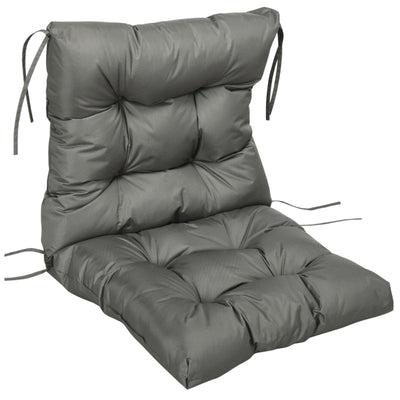 Replacement Seat/Back Cushion, With Fastenings - Dark Grey