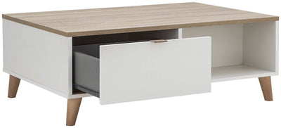 Alma Coffee Table White/Oak