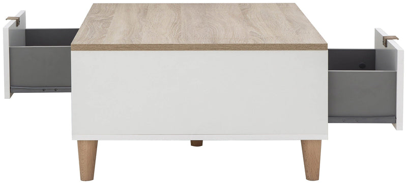 Alma Coffee Table White/Oak