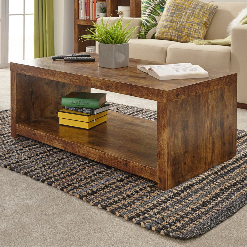 Jakarta Coffee Table With Shelf Mango