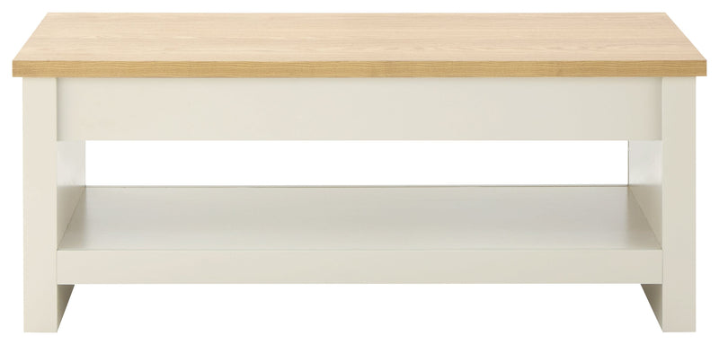 Lancaster Lift Up Coffee Table Cream