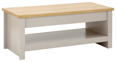 Lancaster Lift Up Coffee Table Grey