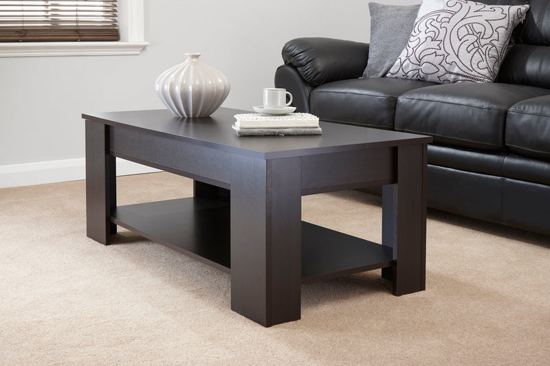 Lift Up Coffee Table Espresso