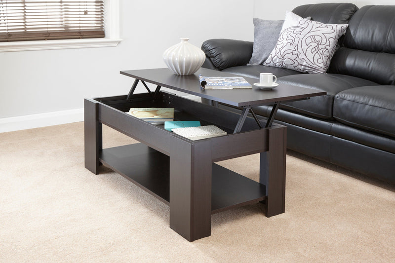 Lift Up Coffee Table Espresso