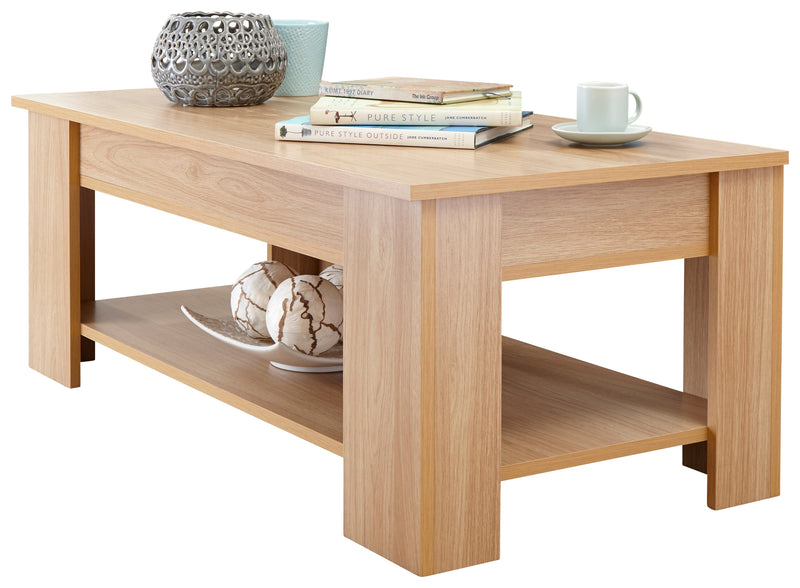 Lift Up Coffee Table Oak