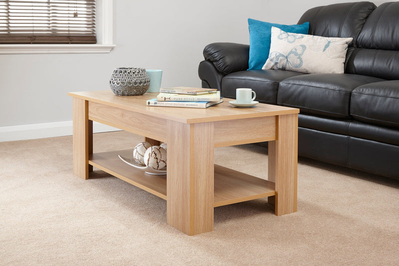 Lift Up Coffee Table Oak