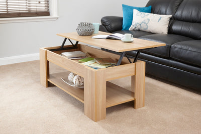 Lift Up Coffee Table Oak