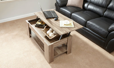 Lift Up Coffee Table Walnut