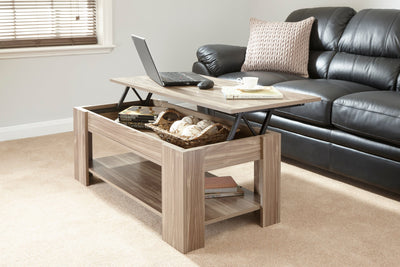 Lift Up Coffee Table Walnut