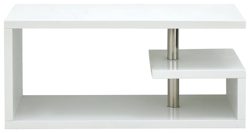 Polar High Gloss Led Coffee Table White