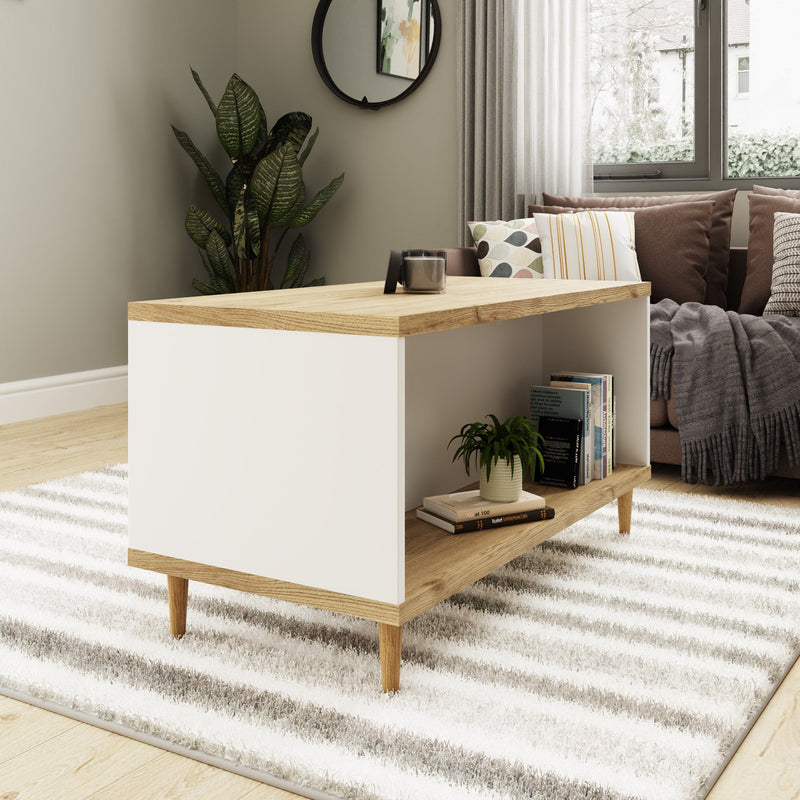 Presto Coffee Table Vienna Oak/White