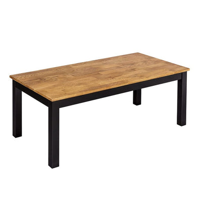 Copenhagen Coffee Table Black Frame-Oiled Wood