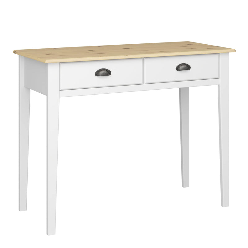 Nola Hall Table White & Pine