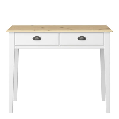 Nola Hall Table White & Pine