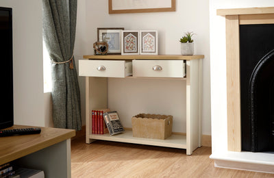 Lancaster Console Hall Table Cream