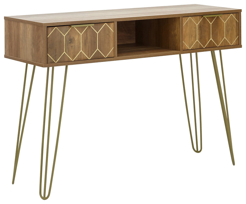 Orleans 2 Drawer Console Desk Mango