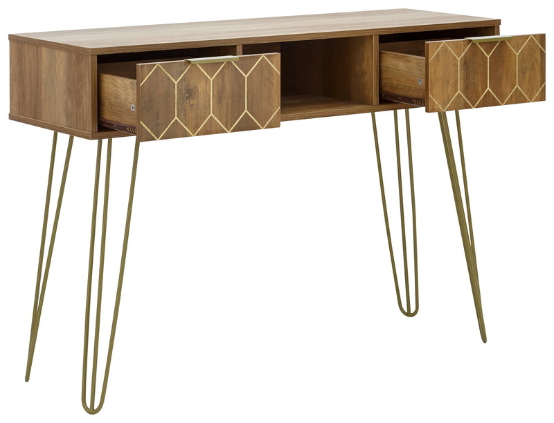 Orleans 2 Drawer Console Desk Mango