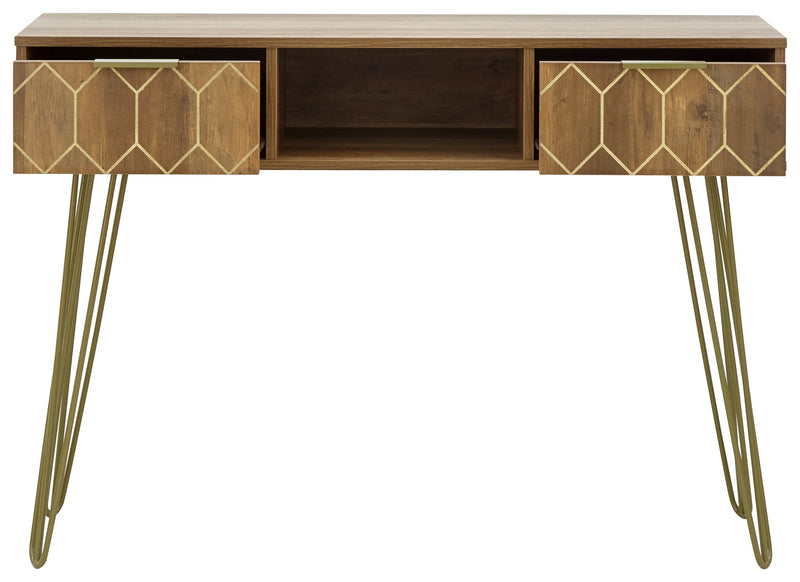 Orleans 2 Drawer Console Desk Mango