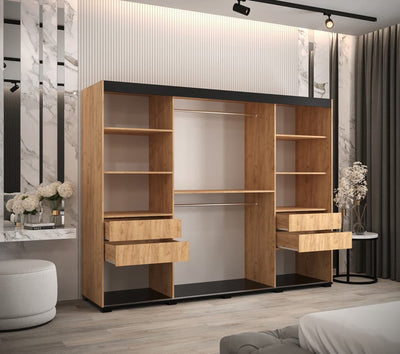 Bergamo T2 Sliding Door Wardrobe 250cm