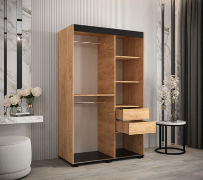 Bergamo T3 Sliding Door Wardrobe 120cm