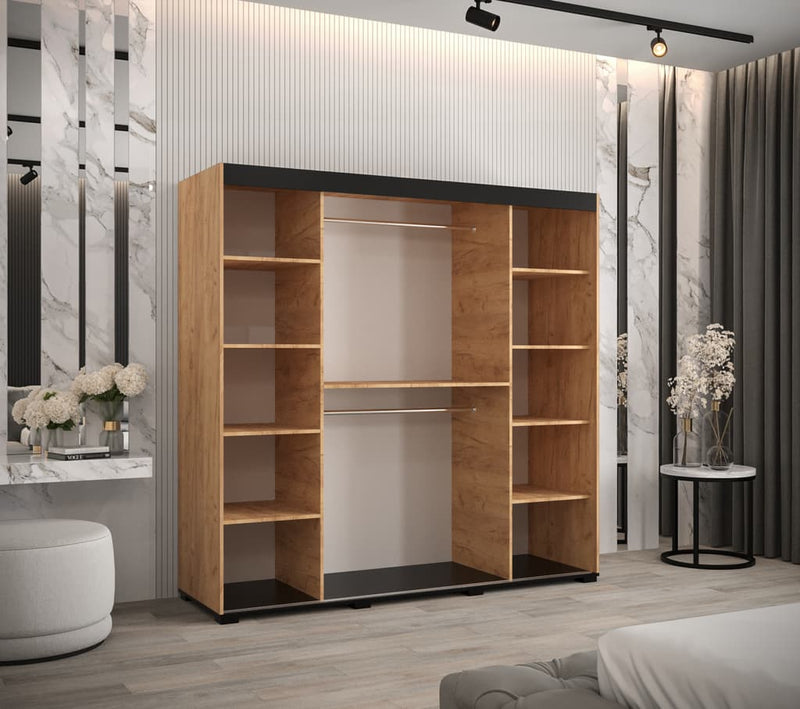 Bergamo T1 Sliding Door Wardrobe 200cm