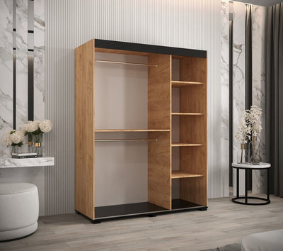 Bergamo T1 Sliding Door Wardrobe 150cm