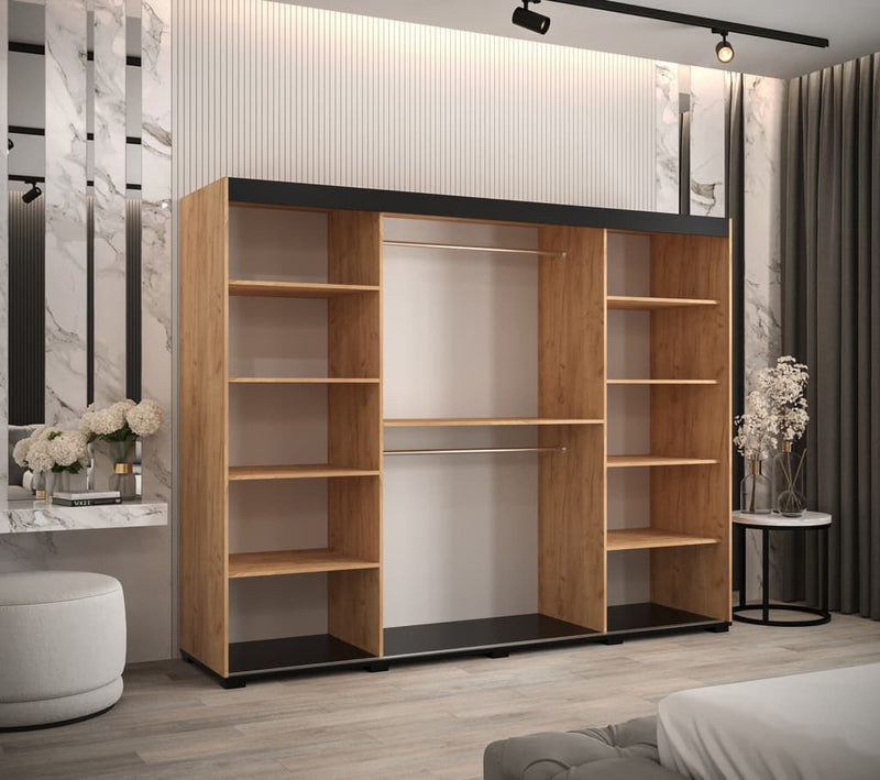 Bergamo T3 Sliding Door Wardrobe 250cm