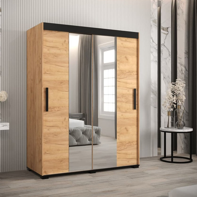 Bergamo T1 Sliding Door Wardrobe 150cm