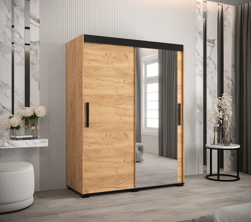 Bergamo T2 Sliding Door Wardrobe 150cm