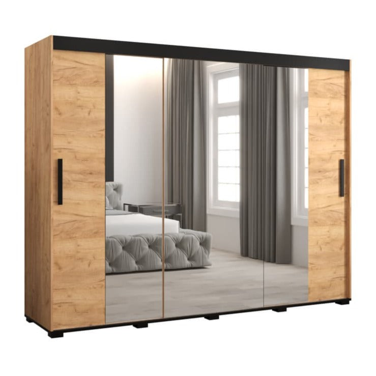 Bergamo T2 Sliding Door Wardrobe 250cm