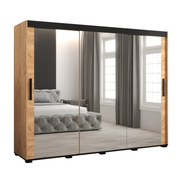 Bergamo T3 Sliding Door Wardrobe 250cm