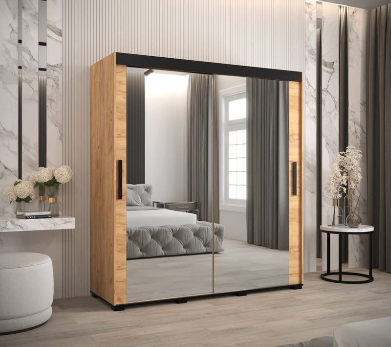 Bergamo T3 Sliding Door Wardrobe 180cm