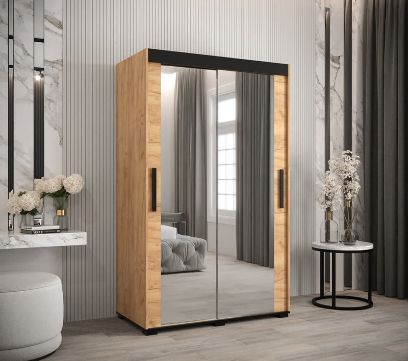 Bergamo T3 Sliding Door Wardrobe 120cm