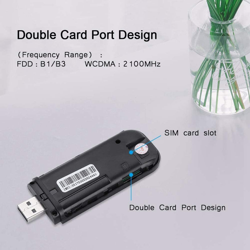 Dpofirs Pocket 4G/3G + WiFi Router, USB Portable Wireless Network Router, Wireless Travel Rounter