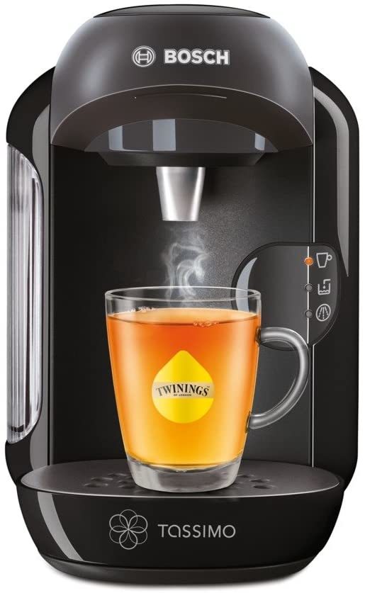 Bosch Tassimo Vivy Hot Drinks and Coffee Machine, 1300 W - Black